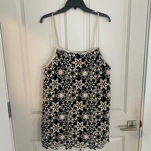 Zara crochet mini dress